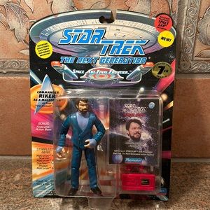 Star Trek The Next Generation Commander Riker as a Malcorian Figurine